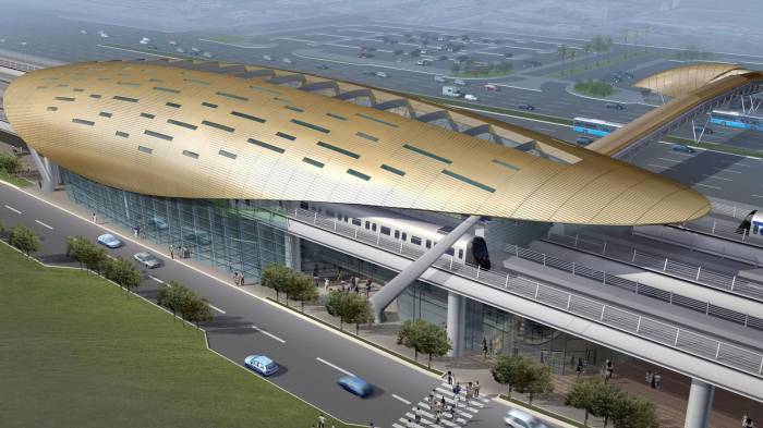 Широкоформатные обои Метро Дубаи, Будущая станция