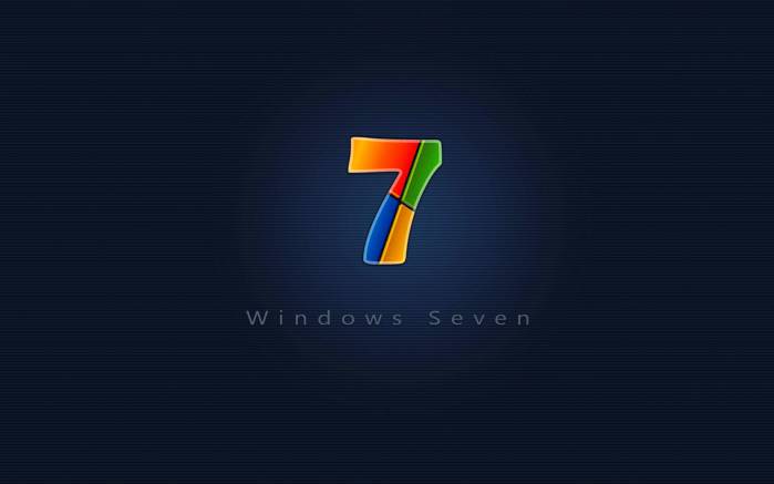 Широкоформатные обои Обои Windows 7, Синие обои Виндовс Севен