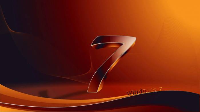Широкоформатные обои Удивительный windows, Красно-оранжевый windows