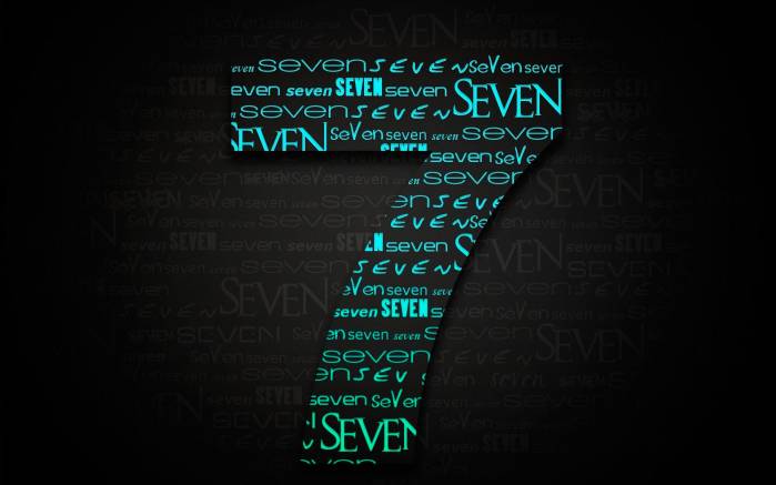 Широкоформатные обои Обои для Windows 7, Семерка из Seven