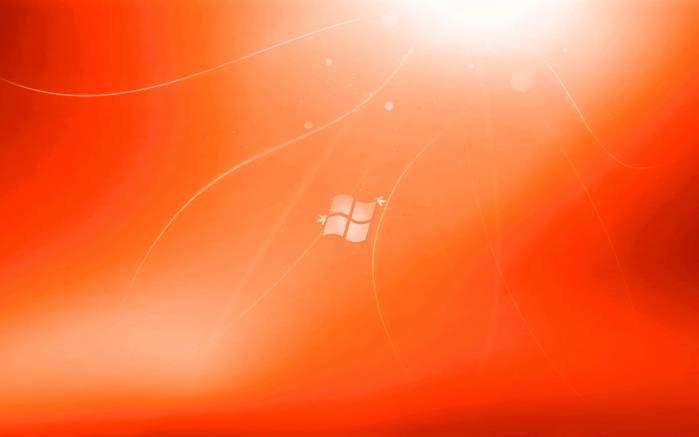 Широкоформатные обои Красные обои Виндовс 7, Обои Windows Seven