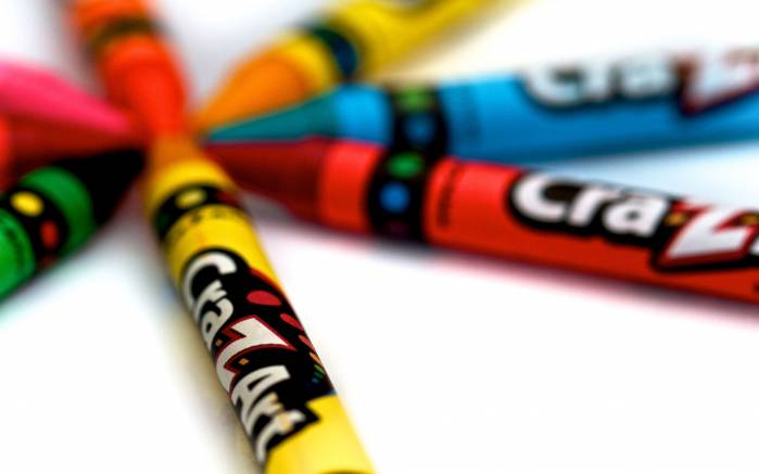 Широкоформатные обои Фломастеры "Cra Z Art", Оригинальная фигура из фломастеров "Cra Z Art"