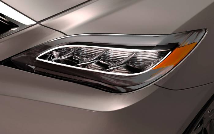 Широкоформатные обои Фара Hyundai Genesis Concept, Передняя фара Хундай Дженезис Концепт (Hyundai Genesis Concept)