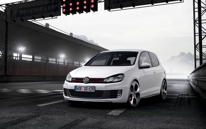 Широкоформатные обои VW Golf GTI Concept, Фольксваген Гольф (VW Golf GTI Concept)