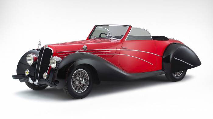 Широкоформатные обои Delahaye 1947, Раритетный автомобиль