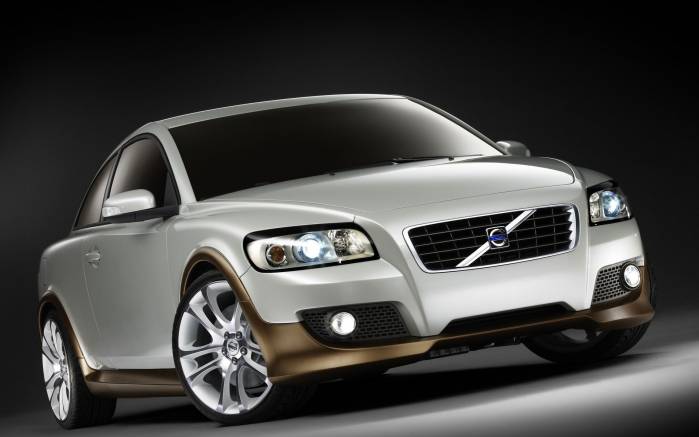 Широкоформатные обои Volvo C30 Concept, Вольво Концепт (Volvo C30 Concept)