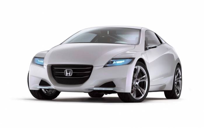 Широкоформатные обои Вид спереди Honda CR Z Concept 2008, Вид спереди Хонда Концепт (Honda CR Z Concept 2008)