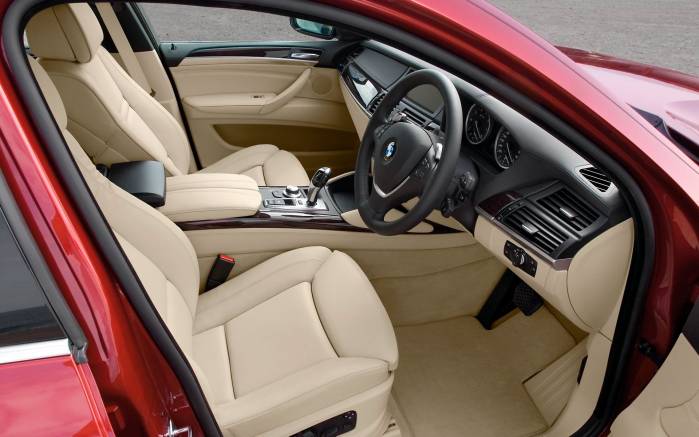 Широкоформатные обои Салон BMW X6 xdrive, Салон БМВ (BMW X6 xdrive)