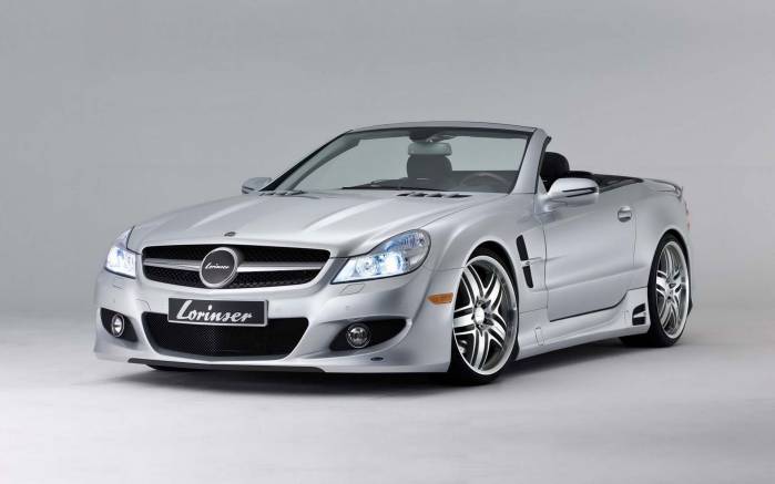 Широкоформатные обои Lorinser Mercedes Benz SL 500, Лоринсер Мерседес (Lorinser Mercedes Benz SL 500)