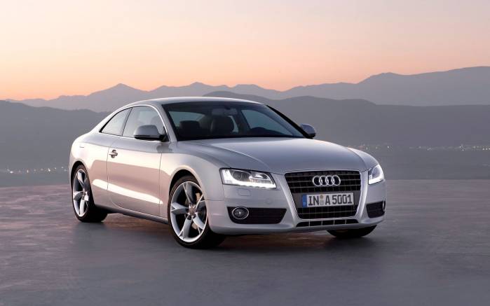 Широкоформатные обои Audi A5 вид спереди, Ауди А5 (Audi A5)