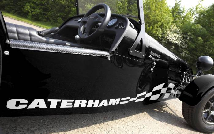 Широкоформатные обои Вид сбоку Caterham CDX seven edition, Вид сбоку Катерхэм (Caterham CDX seven edition)