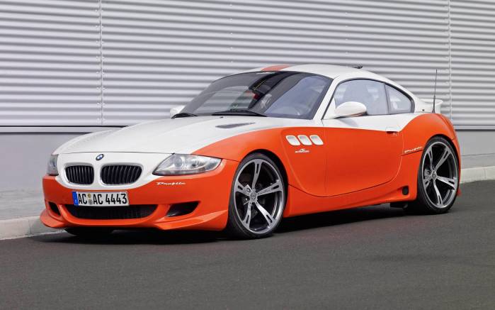 Широкоформатные обои BMW Z4 ACS, Оранжевый БМВ (BMW Z4 ACS)
