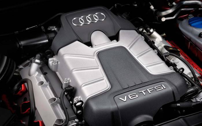 Широкоформатные обои Мотор Audi S4 Avant, Мотор Ауди (Audi S4 Avant)