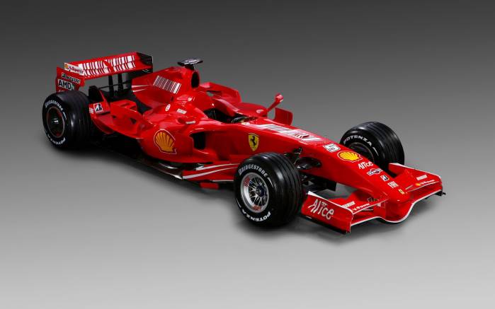 Широкоформатные обои Вид сбоку F2007, Вид сбоку F2007