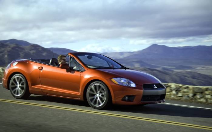 Широкоформатные обои Mitsubishi Eclipse Spyder GT, Митсубиси Эклипс Спайдер (Mitsubishi Eclipse Spyder GT)