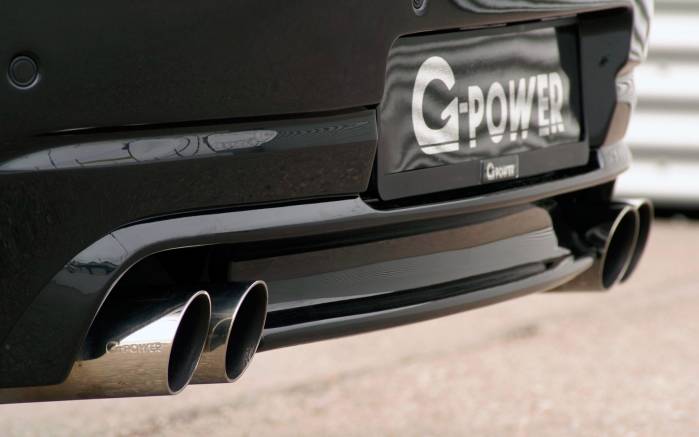 Широкоформатные обои Бампер BMW G power M6 hurricane, Задний бампер БМВ пауэр М6 Харрикейн (G power M6 hurricane)