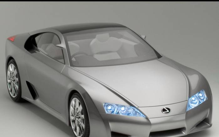 Широкоформатные обои Светлый Lexus LF A Concept, Концепт Лексус (Lexus LF A Concept)