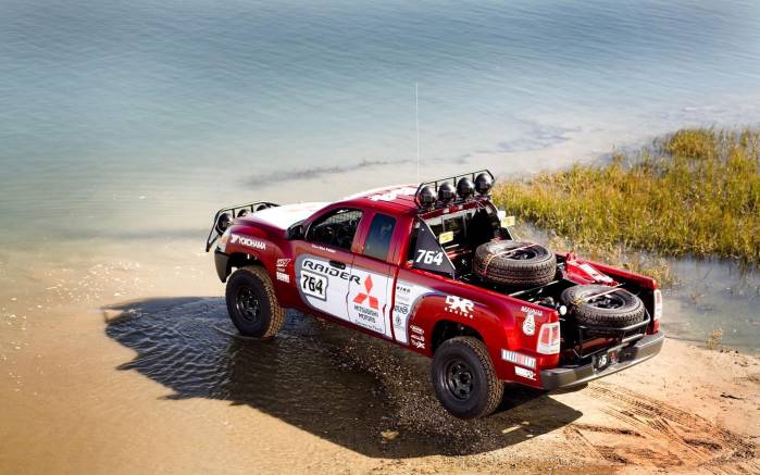 Широкоформатные обои Mitsubishi Concept ZT 2008, Митсубиси Баджа (Mitsubishi Baja)
