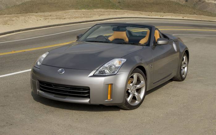 Широкоформатные обои Nissan 350Z Roadster 2008, Ниссан Родстер (Nissan 350Z Roadster 2008)