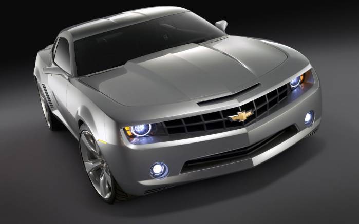 Широкоформатные обои Вид спереди Chevrolet Camaro Concept 2008, Вид спереди Шевроле Камаро (Chevrolet Camaro Concept 2008)