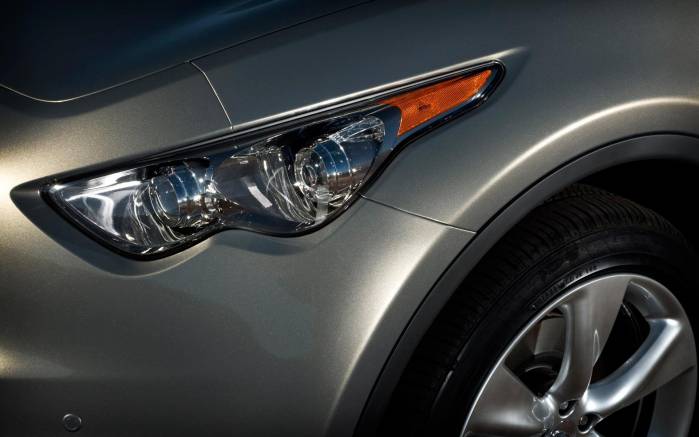 Широкоформатные обои Фара Infiniti FX50, Передняя фара Инфинити (Infiniti FX50)