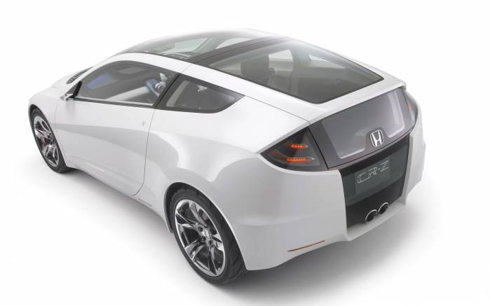 Широкоформатные обои Вид сзади Honda CR Z Concept 2008, Вид сзади Хонда Цивик Мюген (Honda CR Z Concept 2008)