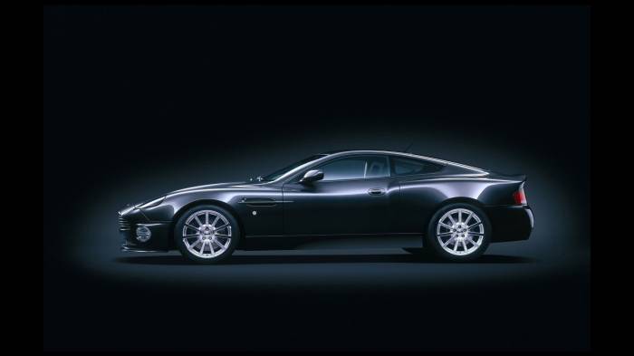 Широкоформатные обои Aston Martin Vanquish, Черный Vanquish