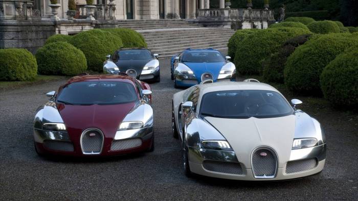 Широкоформатные обои Bugatti Veyron sport, Сбор Bugatti Veyron