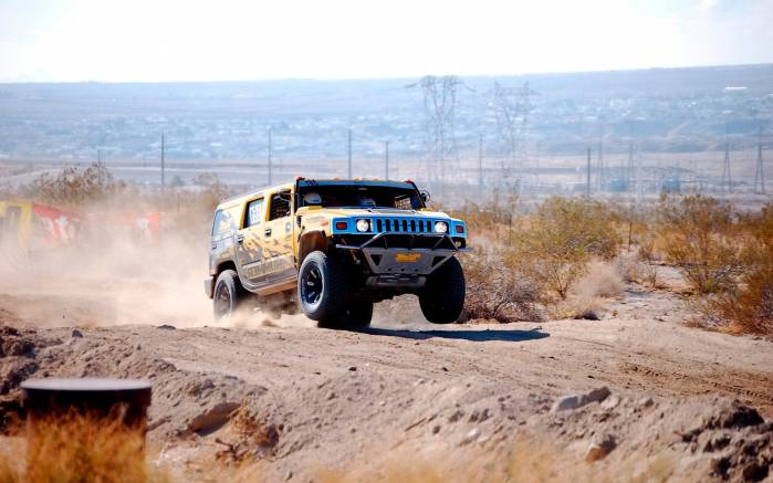 Широкоформатные обои Внедорожник Hummer H1, Внедорожник Хаммер (Hummer H1)