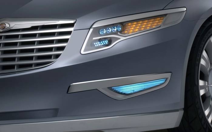 Широкоформатные обои Фара Chrysler Nassau Concept, Фара Крайслер Нассау (Chrysler Nassau Concept)