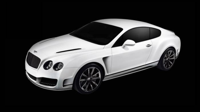 Широкоформатные обои Белая пуля, Вentley continental