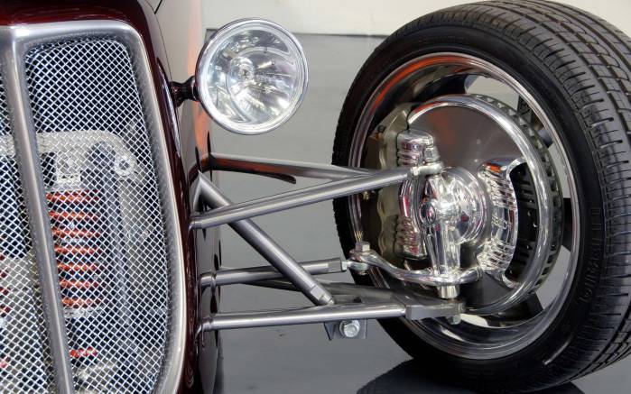 Широкоформатные обои Подвеска Foose Coupe, Передняя подвеска Фуз Купэ (Foose Coupe)