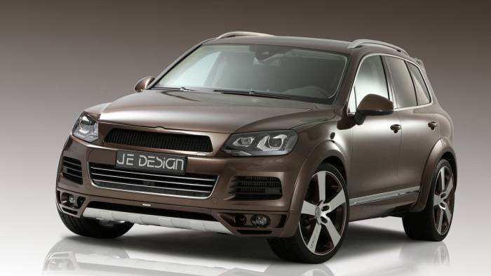 Широкоформатные обои Volkswagen Touareg, Шоколадный Volkswagen