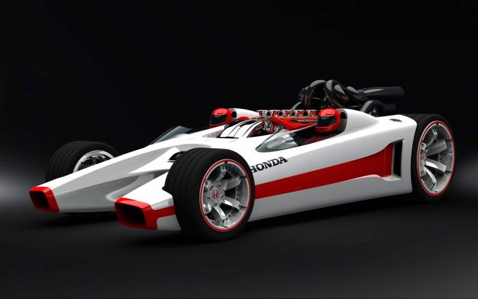 Широкоформатные обои Под углом Honda Racer hot wheels, Под углом Хонда Рэйсер (Honda Racer hot wheels)
