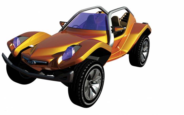 Широкоформатные обои Kia Sandstorm Concept 2006, Киа Сэндсторм (Kia Sandstorm Concept 2006)