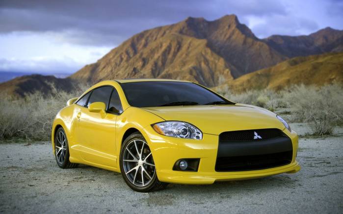 Широкоформатные обои Mistubishi Eclipse GT 2009, Митсубиси Эклипс (Mistubishi Eclipse GT 2009)