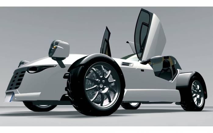 Широкоформатные обои IFR Automotive Aspid Sports Car, Вид спереди Автомотив Аспид Спорткар (IFR Automotive Aspid Sports Car)