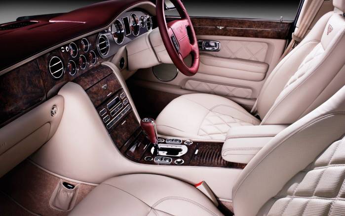 Широкоформатные обои Салон Bentley Arnage, Салон Бентли Арнаж (Bentley Arnage)