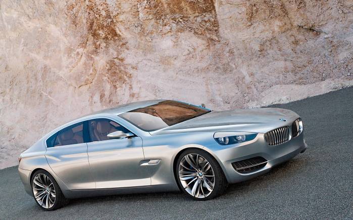 Широкоформатные обои Вид сбоку BMW Concept CS, Вид сбоку БМВ (BMW Concept CS)