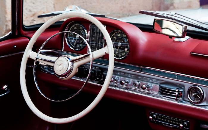 Широкоформатные обои Mercedes 300, Mercedes 300 SL Cabrio
