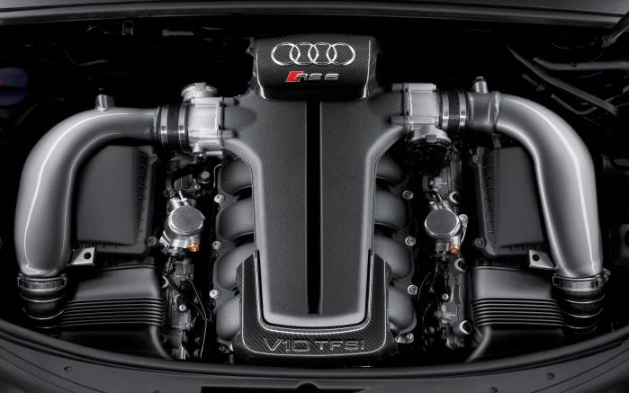 Широкоформатные обои Мотор Audi RS6, Мотор Ауди (Audi RS6 sedan 2009)