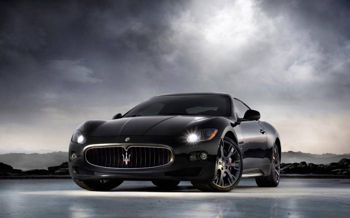 Широкоформатные обои Maserati Gran Turismo S 2009, Мазерати Гран Туризмо (Maserati Gran Turismo S 2009)