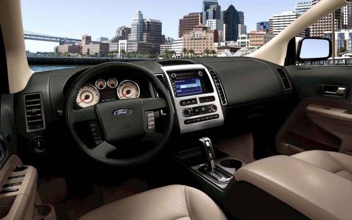 Широкоформатные обои Панель Ford Edge, Панель Форд Эдж (Ford Edge)