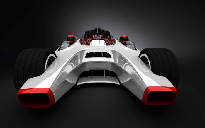 Широкоформатные обои Вид спереди Honda Racer hot wheels, Вид спереди Хонда Рэйсер (Honda Racer hot wheels)