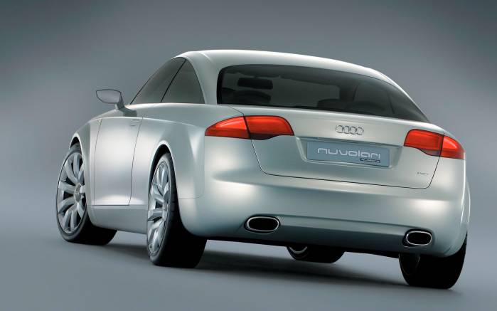 Широкоформатные обои Вид сзади Audi Nuvolari, Вид сзади Ауди Нуволари (Audi Nuvolari Concept )