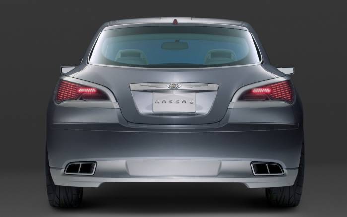 Широкоформатные обои Вид сзади Chrysler Nassau Concept, Вид сзади Крайслер Нассау концепт (Chrysler Nassau Concept)