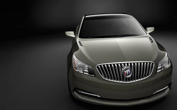 Широкоформатные обои Вид спереди Buick Invicta Concept, Вид спереди Бьюик Инвикта Концепт (Buick Invicta Concept)