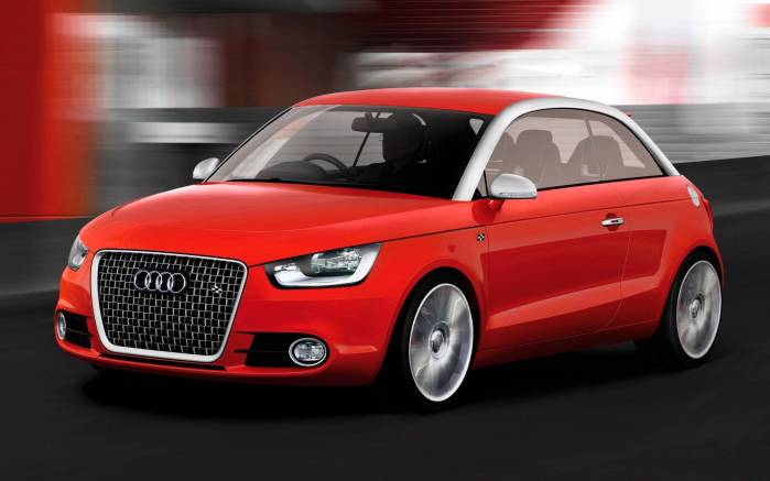 Широкоформатные обои На скорости Audi Metroproject Quattro, На скорости Ауди Метропроджект Кватро (Audi Metroproject Quattro)