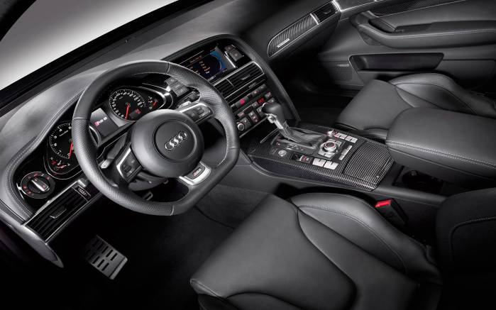 Широкоформатные обои Интерьер Audi RS6, Интерьер Ауди (Audi RS6)