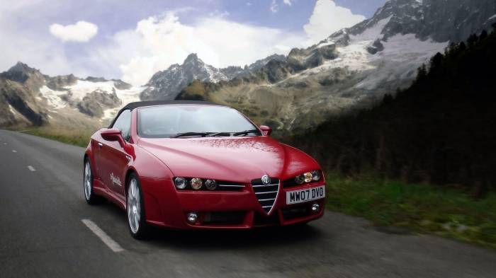 Широкоформатные обои Spider autodelta, Аlfa romeo 2008